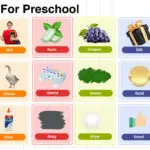 List of Preschool Words That Start With Letter G