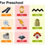 List of Preschool Words That Start With Letter Z