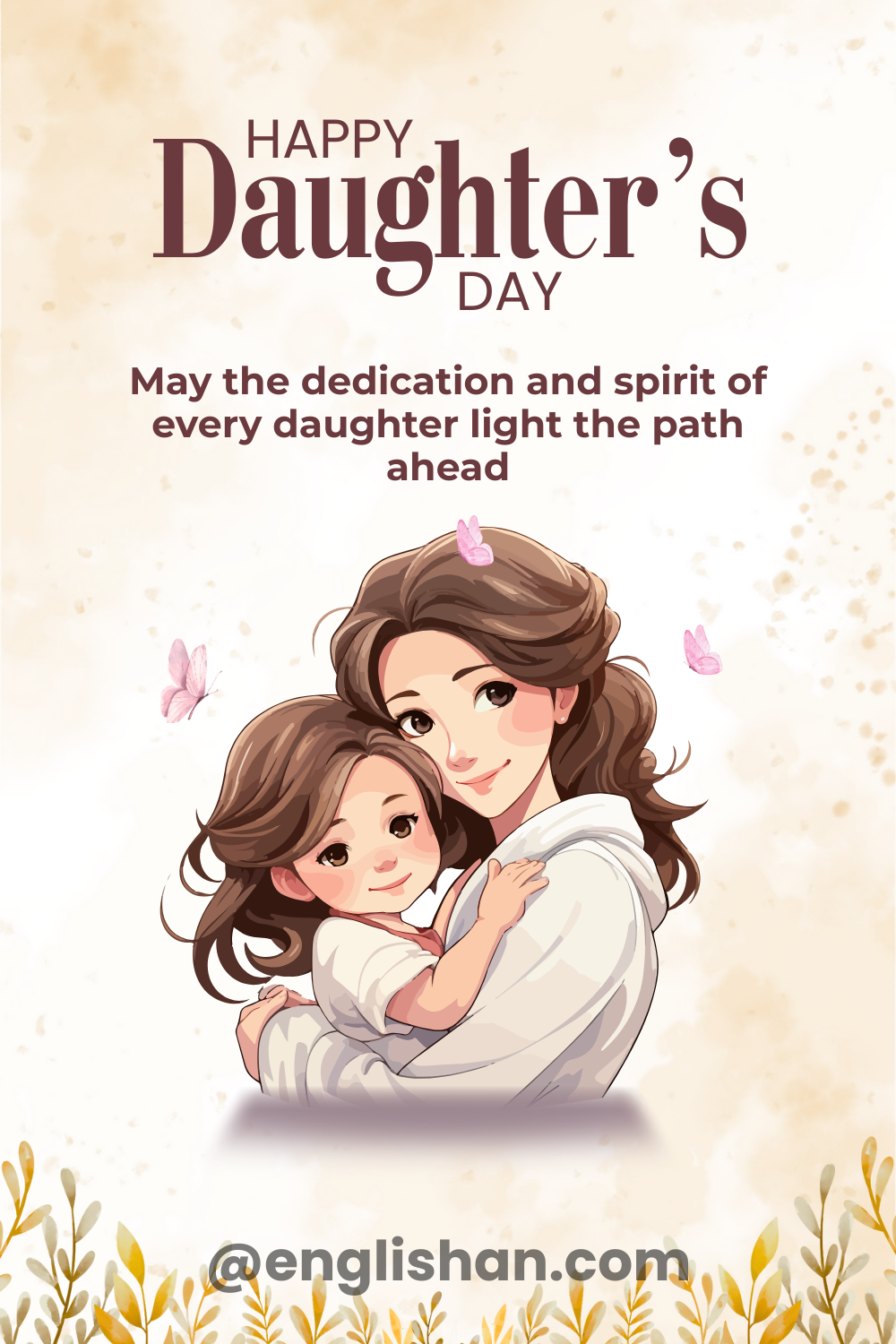 Elderly daughter appreciation messages