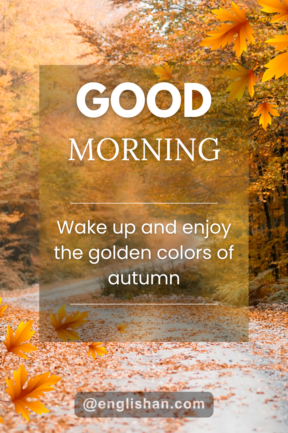 Funny Autumn Morning Greetings for Friends