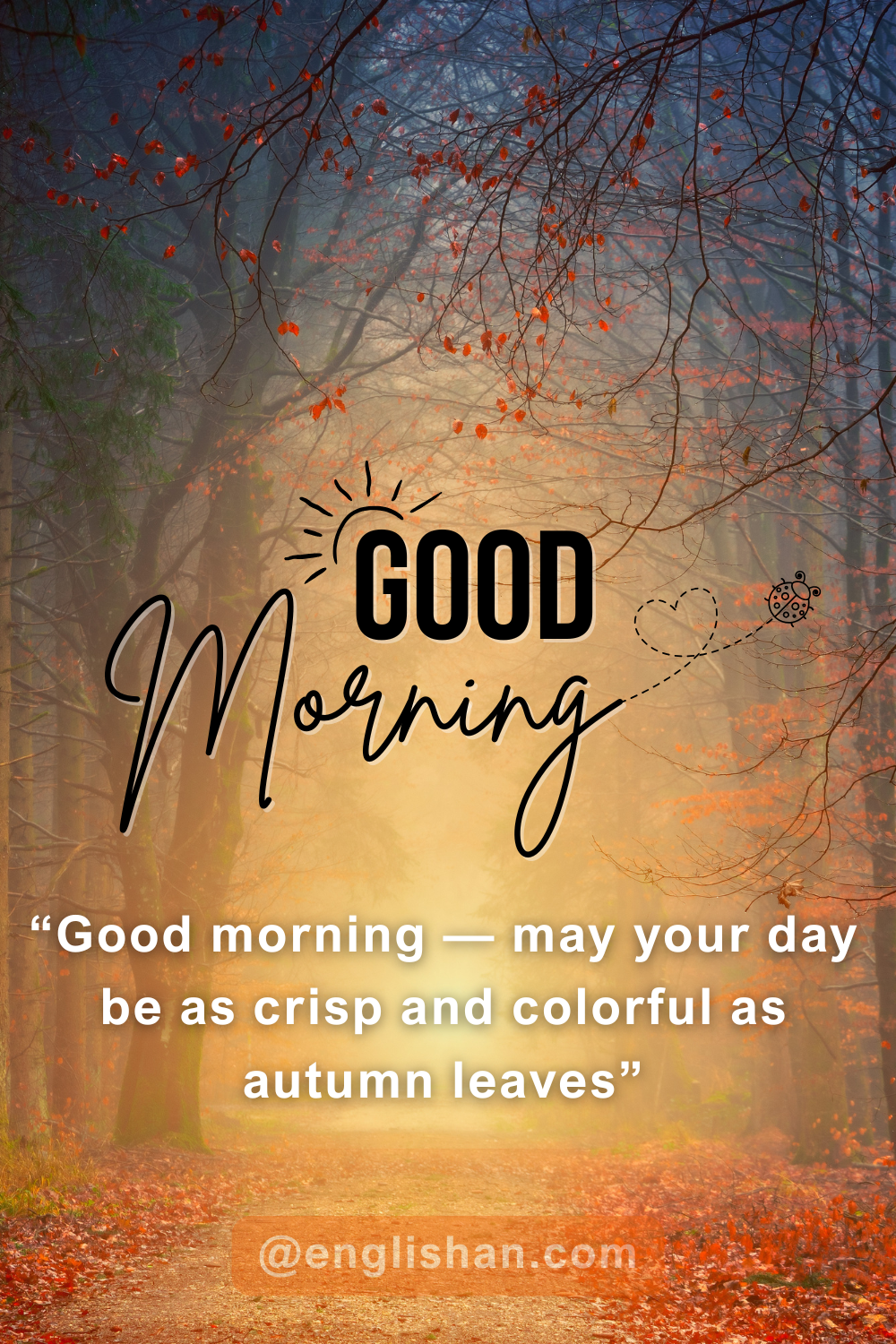 Cozy Autumn Morning Wishes with Coffee