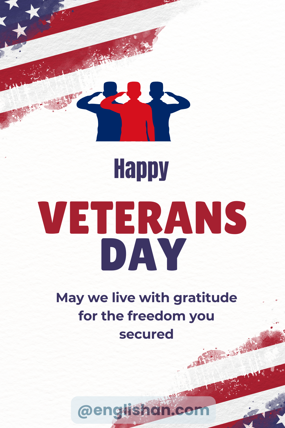 Inspirational and Motivational Veterans Day Messages