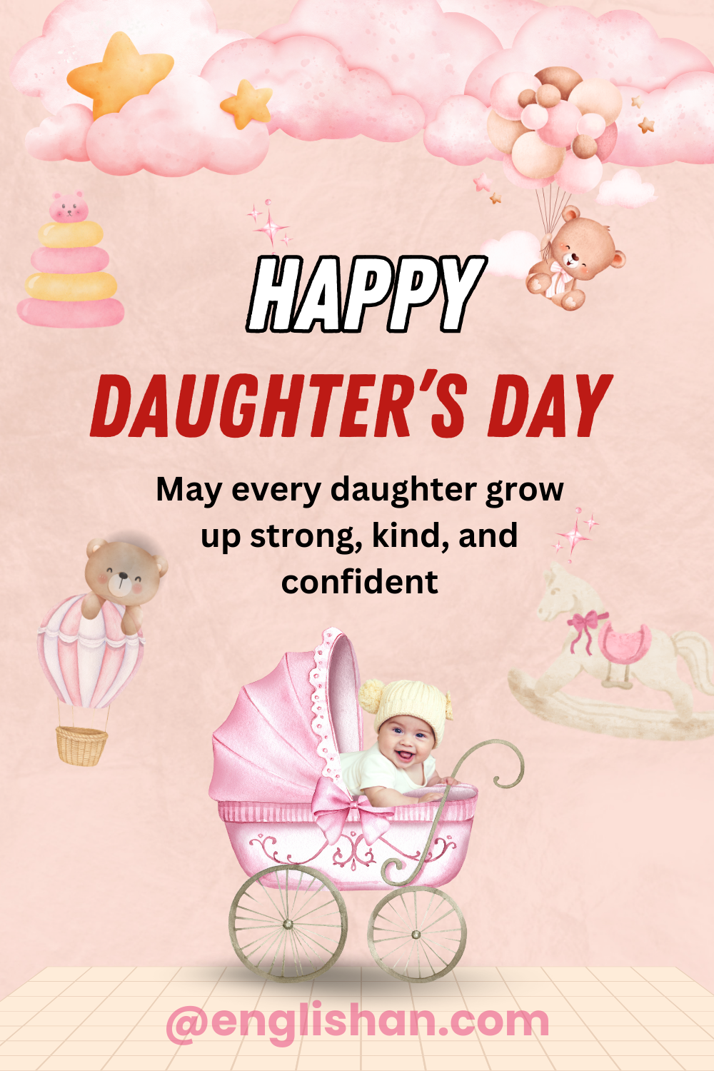 Global Daughters Day greetings in English