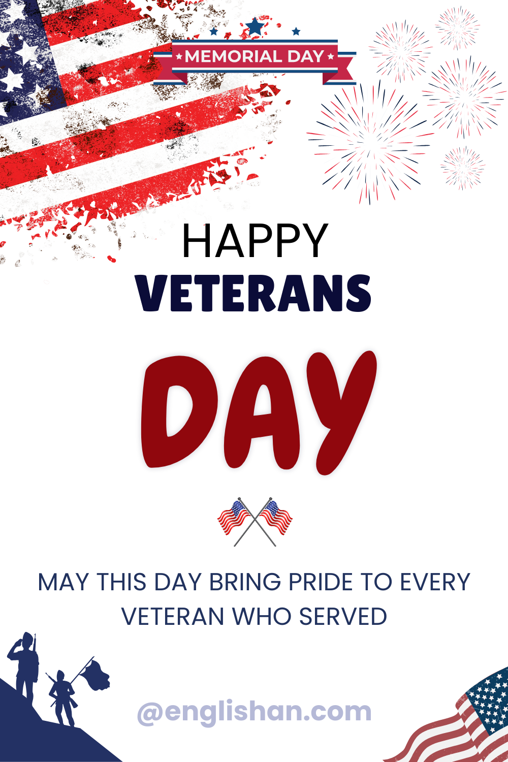 WhatsApp, Instagram, Snapchat Veterans Day Messages