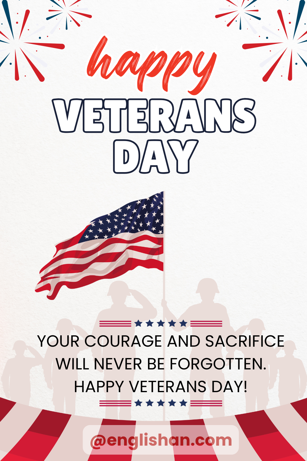Short Veterans Day Messages for WhatsApp