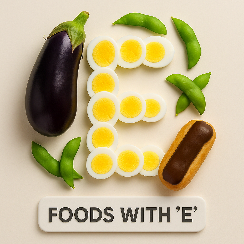Foods with E for Kids