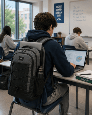 Laptop School Backpack