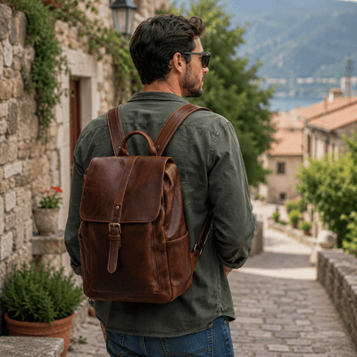 Leather Backpack