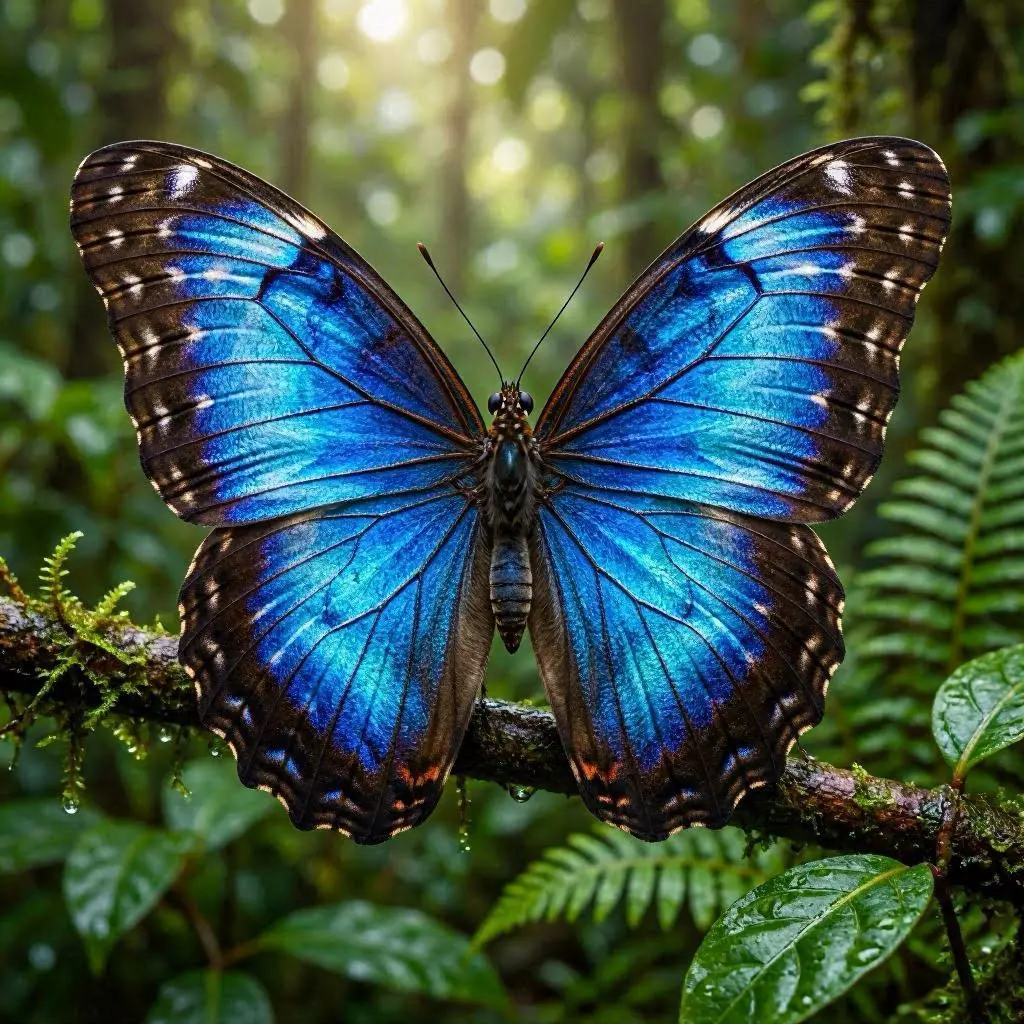 Blue Morpho Butterfly