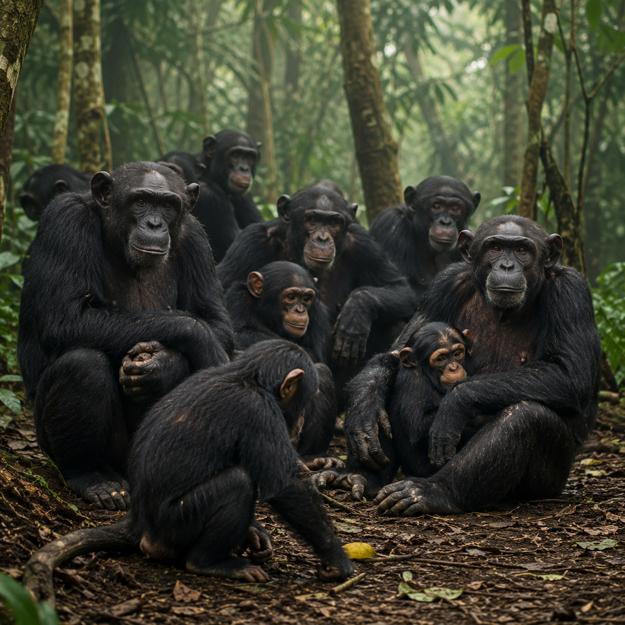 Community of Chimpanzees