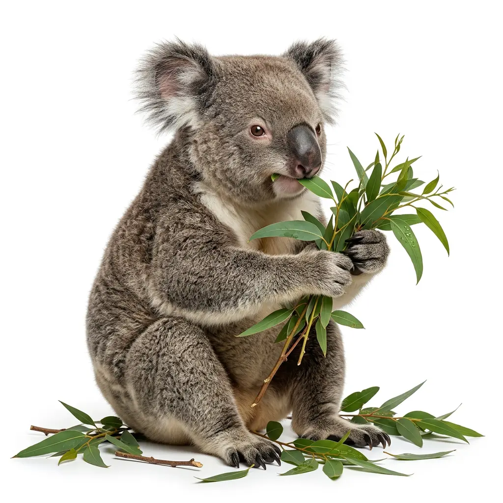 Koala -Eucalyptus leaves