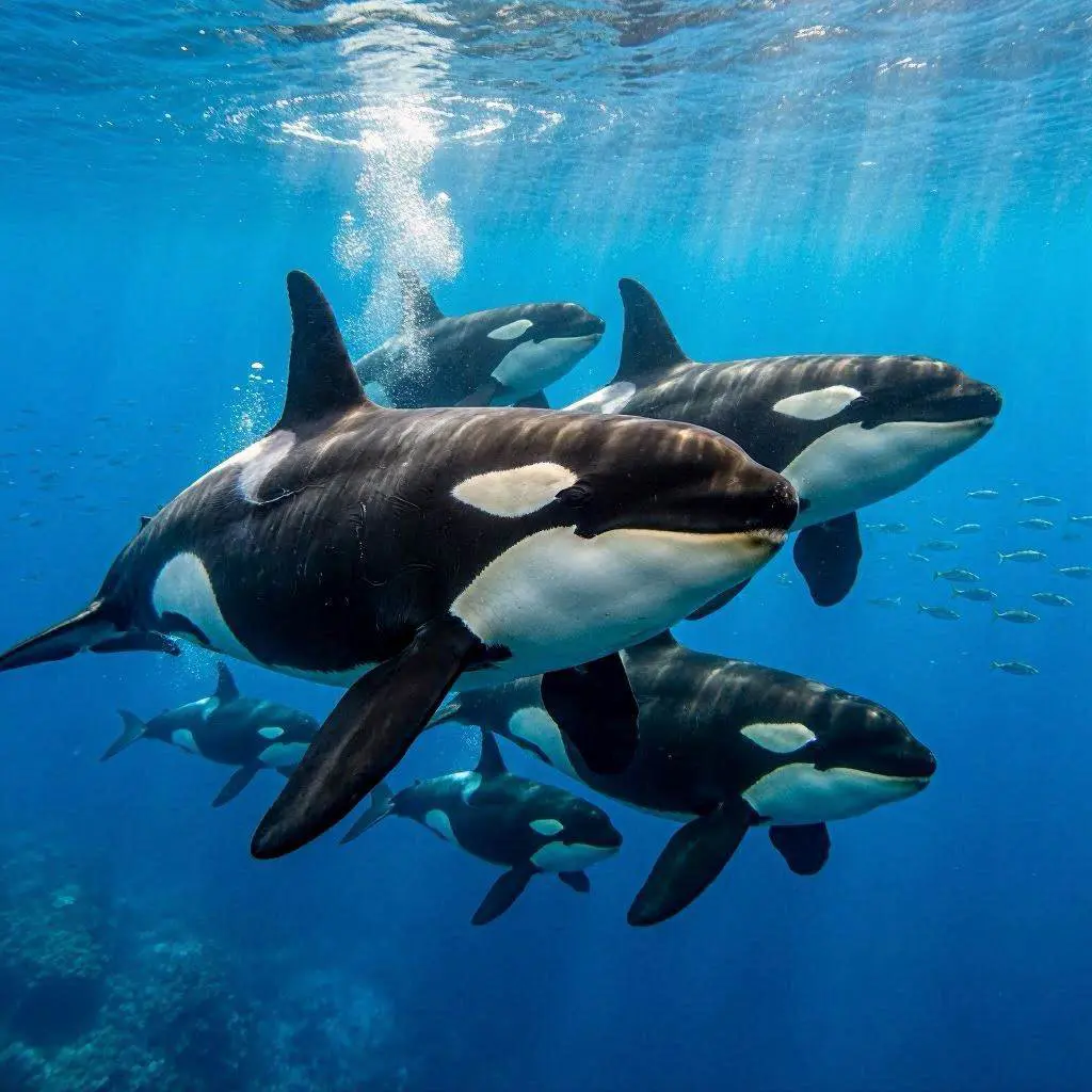 Pod of Orcas