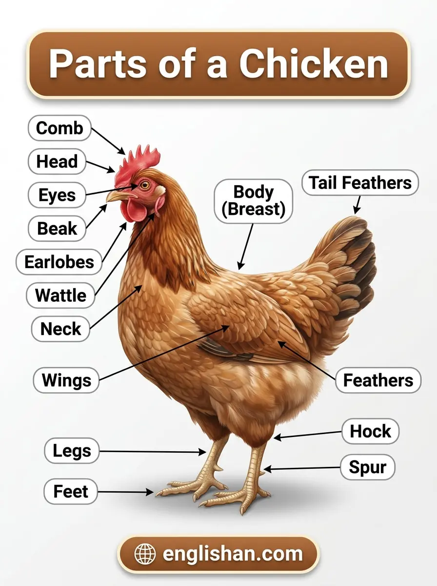 Parts of a Chicken