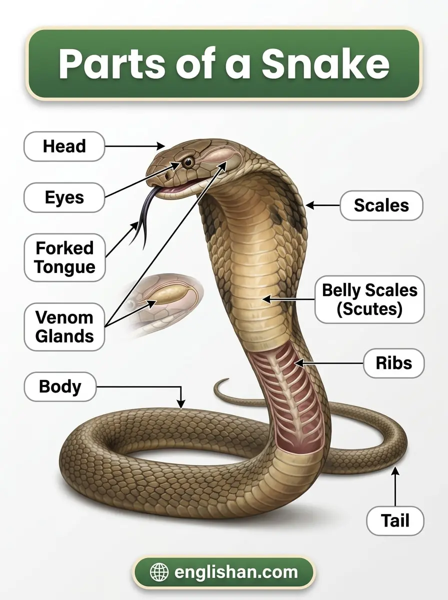 Parts of a Snake