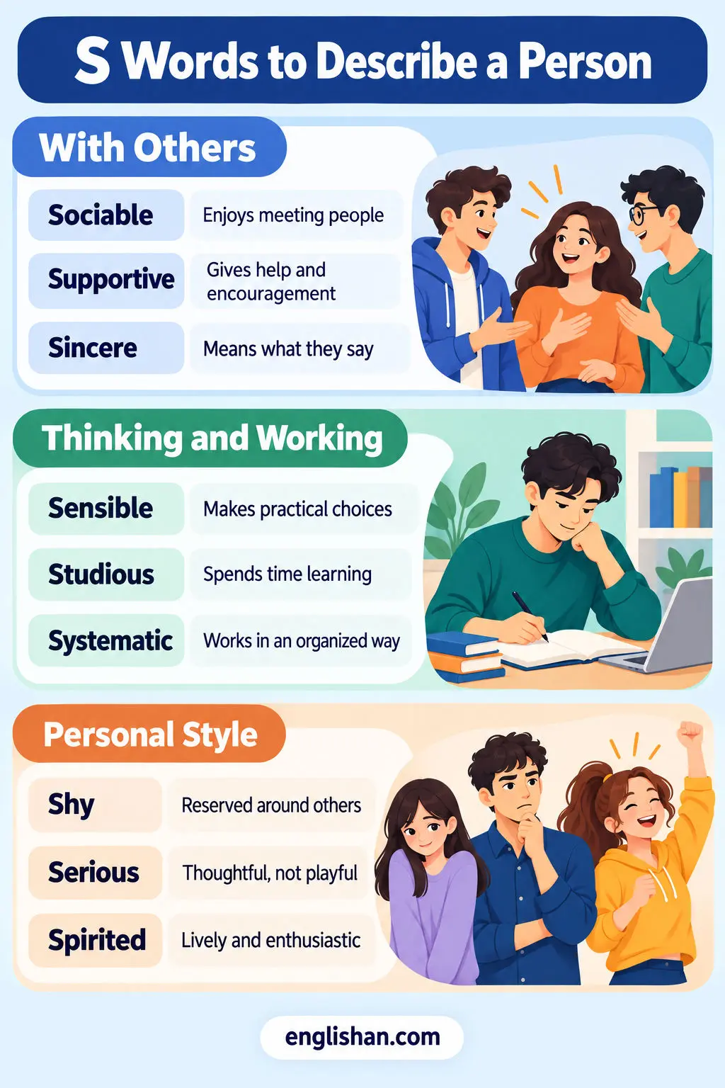 S Words To Describe A Person
