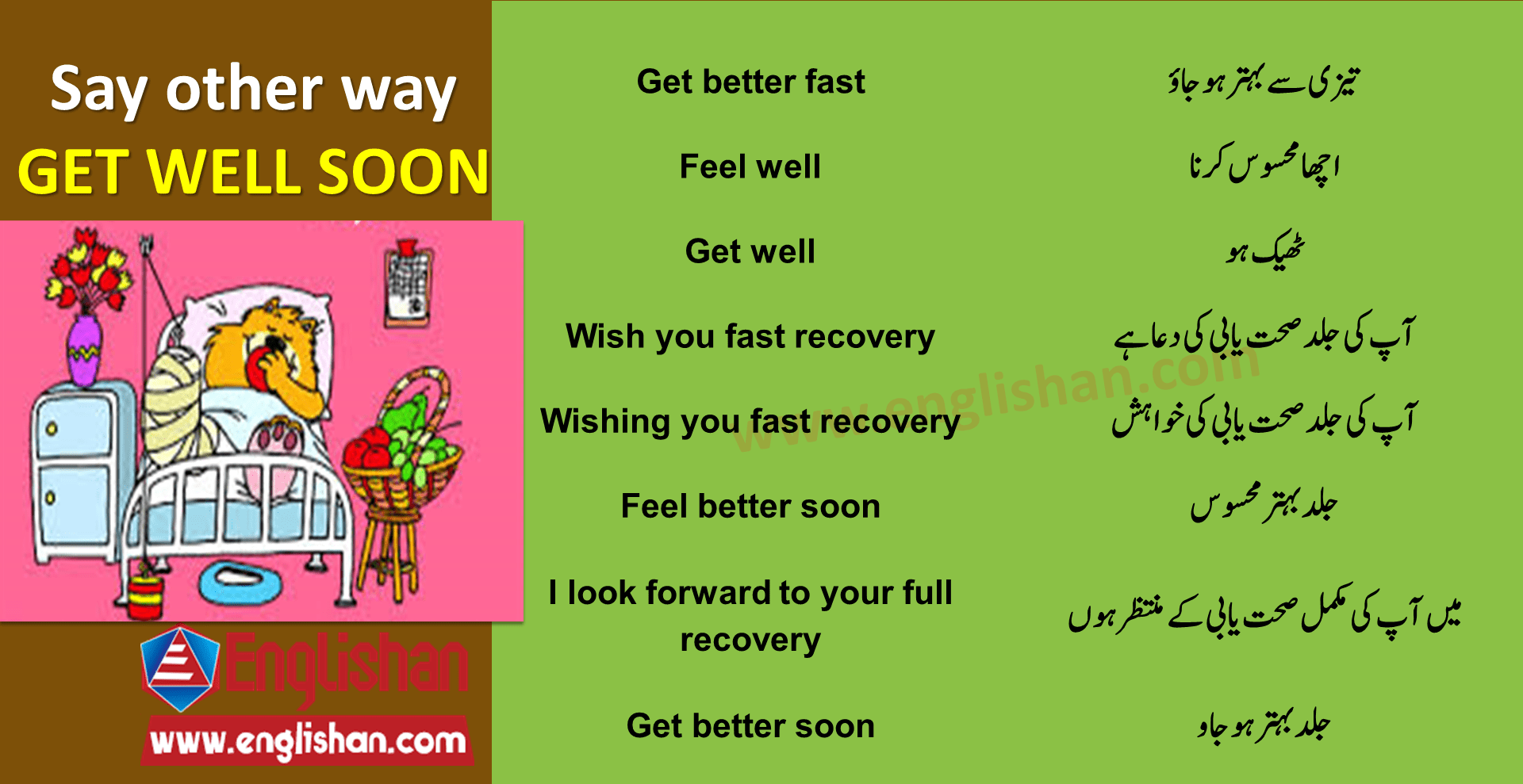 Other Way To Say Get Well Soon Synonyms And Related Words