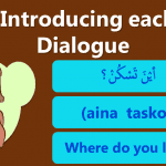 Introducing each other dialogue Arabic to English
