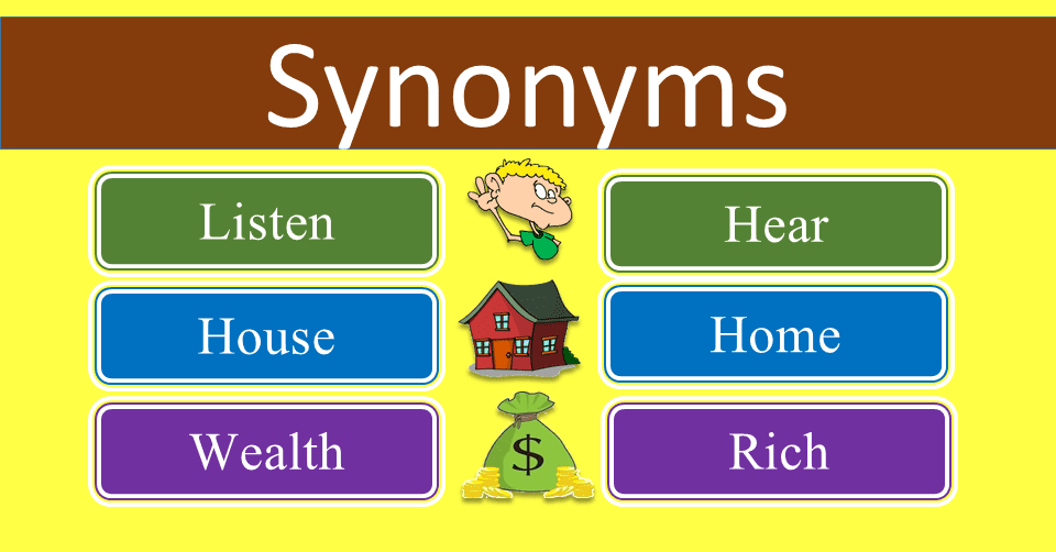 200 Synonyms Words List PDF Common Synonyms List