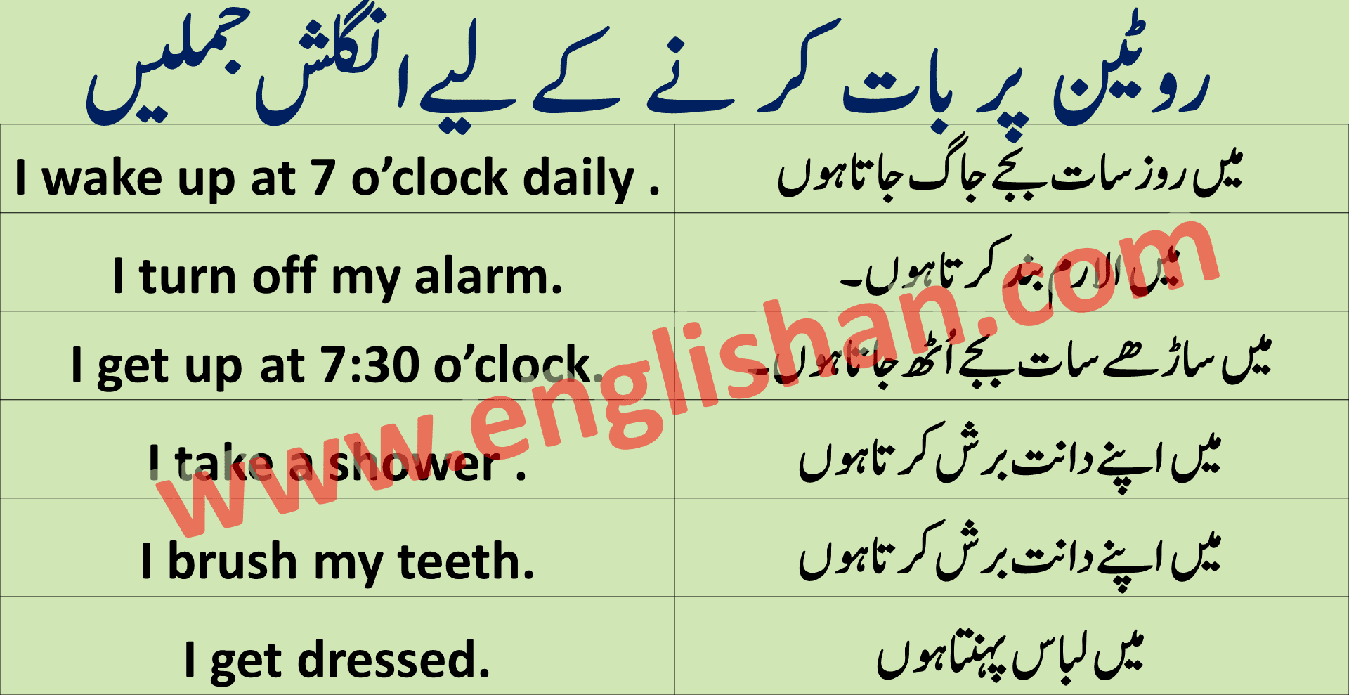 my daily routine essay in urdu