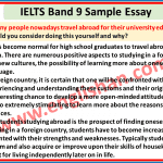 IELTS Band 9 Sample Essay