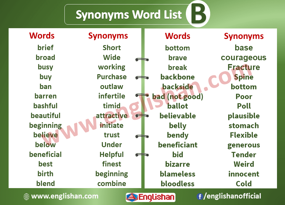 break synonym