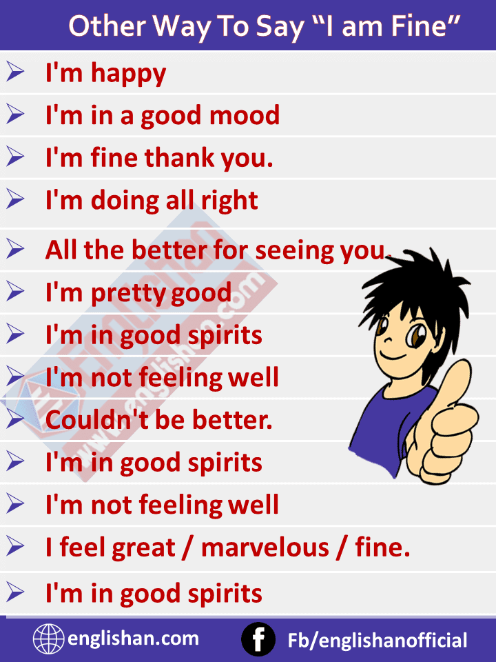 How To Say I Am Fine Thank You In Italian