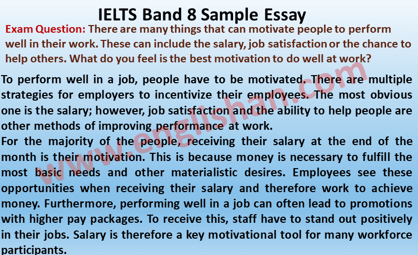 IELTS Band 8 Sample Essay