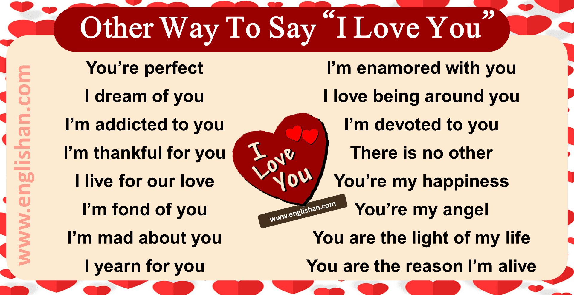 Funny Ways to Say I Love You - Englishan