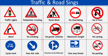 Road Signs Pictures and Meanings