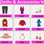 Women’s Clothes & Accessories Picture Vocabulary