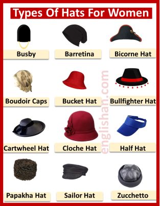 25+ Different Hat Styles for Men and Women with Picture