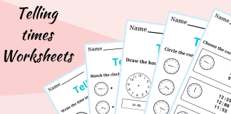 Telling times Worksheets and Exercises