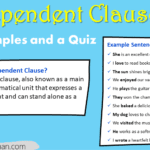 Independent Clauses: 30 Examples and a Quiz