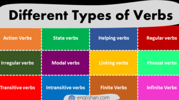 Types of Verbs, Definition and Examples