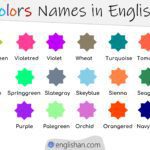 Colors with Names in English