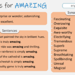 Synonyms for Amazing with Example Sentences