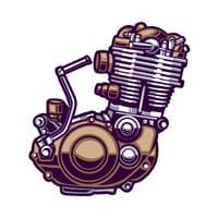 Parts of Motorbike - Engine