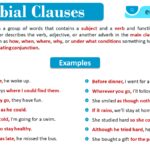 Adverbial Clauses with Examples