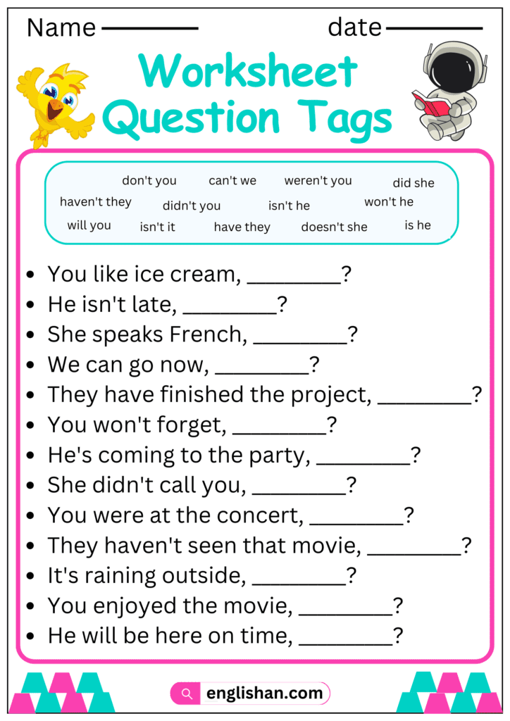 Worksheet Question Tags Use Of Question Tags In Sentences Worksheet Question Tags Use Of Question Tags In Sentences