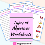 Types of Adjectives Worksheets. Kinds of Adjectives Worksheets