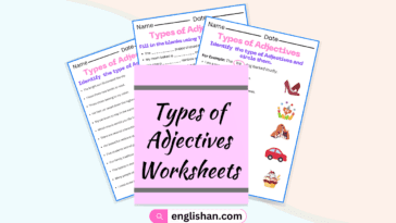 Types of Adjectives Worksheets. Kinds of Adjectives Worksheets
