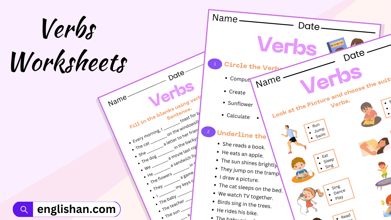 Verbs Worksheets and Exercises