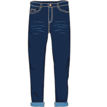 High-Waisted Jeans