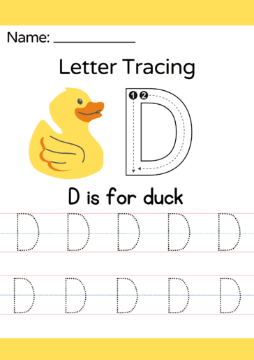 Capital letters Tracing Worksheets A-Z with Printable PDF Free