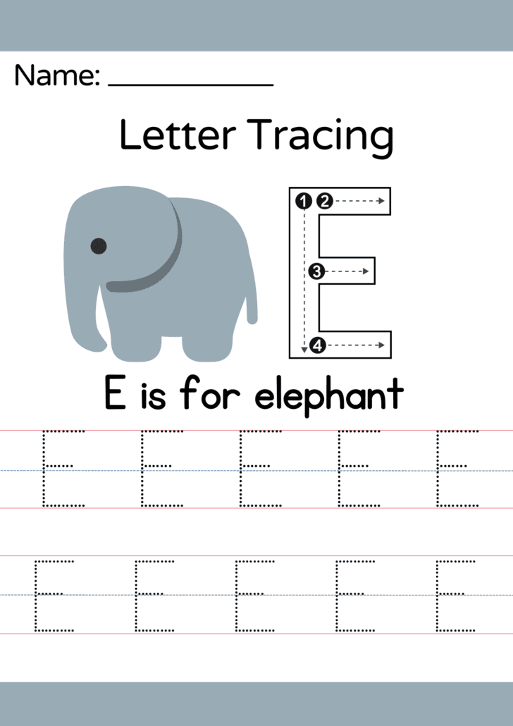 26 Printable Capital letters Tracing Worksheets A to Z for Free