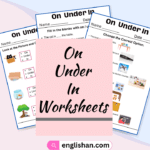 On Under In Worksheets. In On Under Worksheets