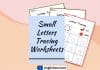 Small Letters Tracing Worksheets A-Z with PDF.