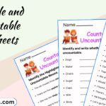 Countable and Uncountable Worksheets and Exercises