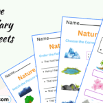 Nature Vocabulary Worksheets and Exercises