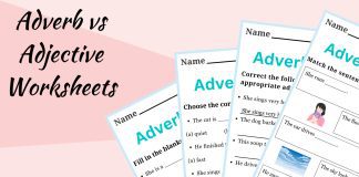 Adverb vs Adjective Worksheets and Exercises